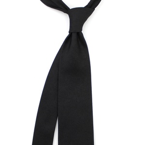 Cao cấp Jacquard dệt đau khổ kết cấu Tùy Chỉnh Cà Vạt TUXEDO Tie Tie màu đen cho đám cưới cổ điển Onyx rắn người đàn ông quan hệ màu đen lụa - Product Image 3