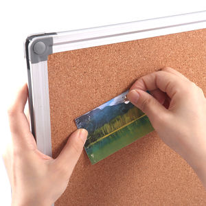 Foska facile à utiliser <span class=keywords><strong>tableau</strong></span> d'affichage en liège brun panneaux suspendus pour bureau maison école babillard ou décoration de <span class=keywords><strong>tableau</strong></span> de vision - Product Image 3