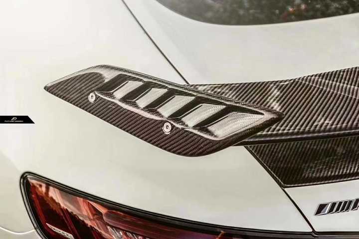 AMG GT AMG GTS AMG GTRスポイラー用カーボンファイバーリアスポイラー 