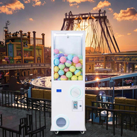 Distributeur automatique de capsules de jouets à monnayeur Aokey AK-g001, prix usine, pour mini-parc d'attractions commercial, en métal et plastique durables