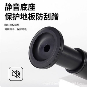 L-Shaped Telescopic Furniture Legs Black Cold-Rolled Steel <b>Adjustable</b> <b>Bed</b> Support Modern Minimalist Design Easy Installation - Product Image 4