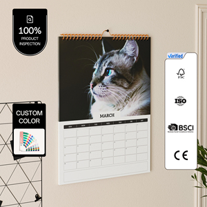 <span class=keywords><strong>Calendrier</strong></span> mural en spirale en papier personnalisé LIUSHUN Zhejiang Factory 2027, imprimé avec photo, pour la promotion de la marque et la promotion commerciale - Product Image 4