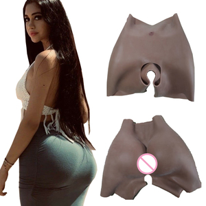 Shorty gainant taille basse pour femme avec rembourrage fessier en silicone - Product Image 1