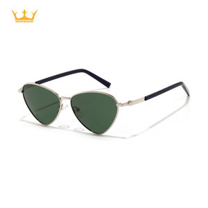 Классические металлические солнцезащитные очки с полной оправой, треугольной формы, с нерегулярной оправой, с поляризацией и защитой от УФ-излучения, для женщин и мужчин, для активного отдыха - Product Image 2