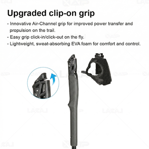 <span class=keywords><strong>Bastones</strong></span> <span class=keywords><strong>de</strong></span> Senderismo XATP <span class=keywords><strong>de</strong></span> Diseño Nuevo, Ligeros, <span class=keywords><strong>de</strong></span> Aluminio, con Mango Largo, para Carreras <span class=keywords><strong>de</strong></span> Trail Running - Product Image 3
