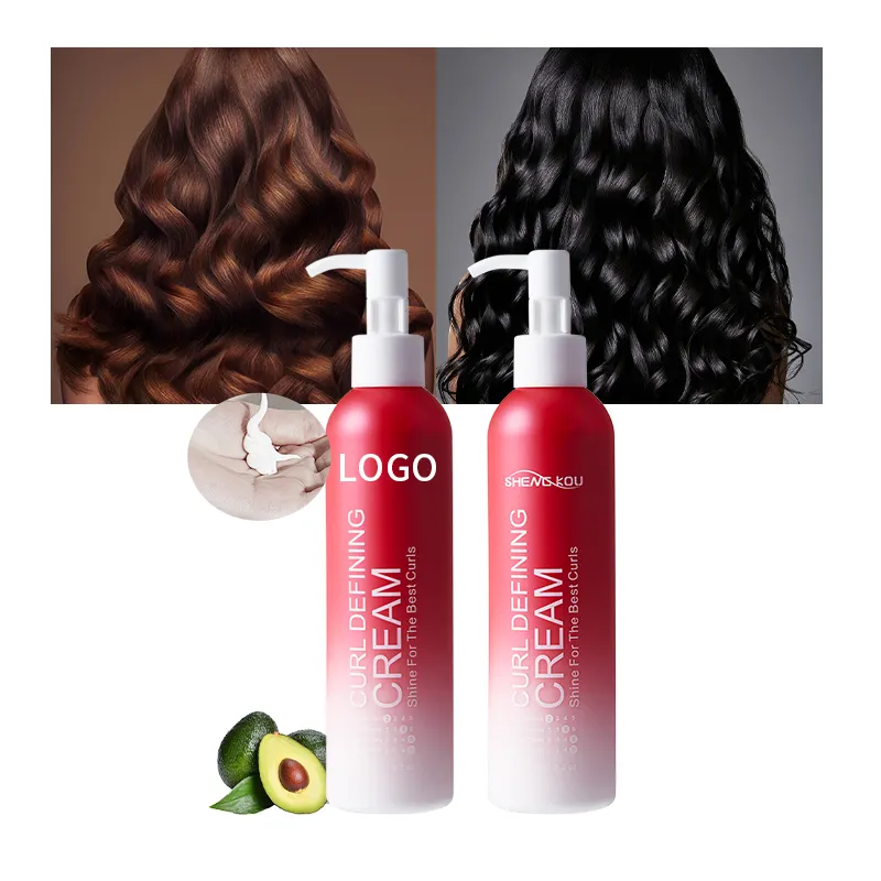 OEM Private Label Haarstyling-Behandlungs produkt feuchtigkeit spendende Curl Enhancer Protein Curling Creme für natürliches Haar