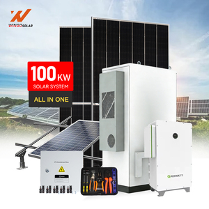 Wingosolar - Sistema de Energía Solar Híbrido de 100KW, Monofásico y Trifásico, Conectado a la Red o Aislado, con Inversor de Alta Potencia y Batería, al Precio Más Bajo - Product Image 1