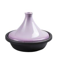 Grand Tajine en fonte marocain avec couvercle, en argile blanche, compatible induction