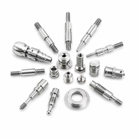 Pièces de précision en acier inoxydable usinées CNC suisses sur mesure, embout sphérique, axe fileté, bague, écrou, raccord, contrat OEM