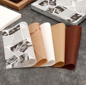 Papel Especial Antigrasa Impreso con Recubrimiento de PE de una Cara, Fabricado en China, para Alimentos de Charcutería y Envoltura de Papel Encerado - Product Image 1