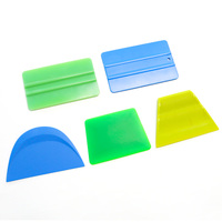 Wrap Outils Application Raclette De Voiture Vinyle En Plastique SQ4 Vinyle Corps Couleur Changeante Doux 100pcs Par Boîte 12.5x7.9cm SINOVINYL