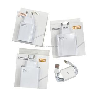 UE enchufe cargadores de energía rápidos con cable de datos tipo C 6a para xiaomi 33W adaptadores de carga rápida cargador de teléfono móvil usb - Product Image 6