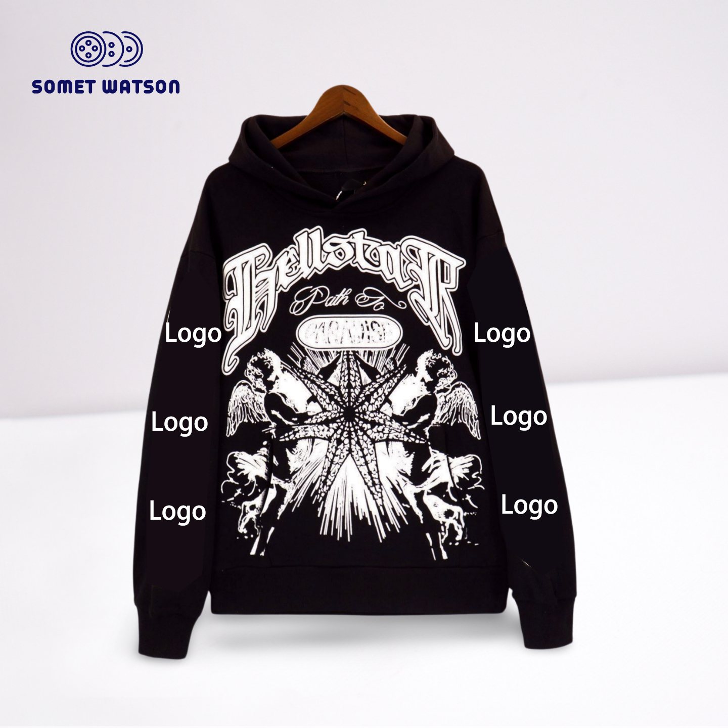 2024 Hel Van Sterren Hoodie Met 3d Print Plus Size Oversized Heren Hoodies Dames Hoodies