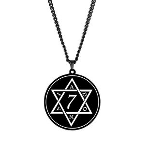 Amuleto <span class=keywords><strong>de</strong></span> Adonai, <span class=keywords><strong>el</strong></span> Gran Símbolo <span class=keywords><strong>de</strong></span> Salomón, Doble Triángulo, Kabbalah, Dios <span class=keywords><strong>de</strong></span> la Luz, Talismán <span class=keywords><strong>de</strong></span> Jehová, Collar con Colgante <span class=keywords><strong>de</strong></span> Acero Inoxidable - Product Image 3