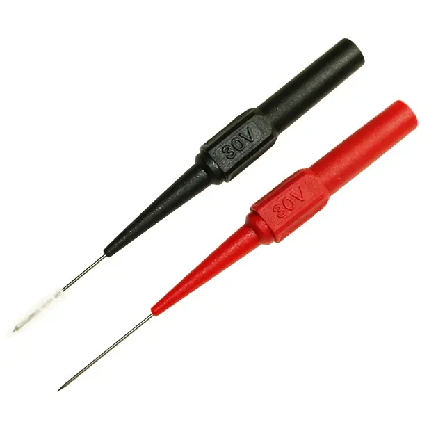 Insulation Piercing Needle Non非破壊Multimeter 0.7ミリメートルTest Probe Red/Black Yellow Green Blue PA 30Vac-60Vdc/Max.1A