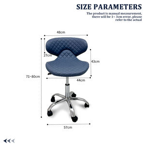 New Arrival Của Màu Sắc Hiện Đại Da Vòng Dưới Salon Đồ Nội Thất Ngồi Có Thể Ngả Ghế Lớn Thủy Lực Bơm Cắt Tóc Ghế - Product Image 3