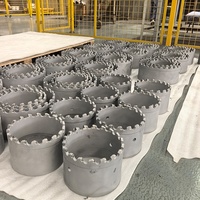 Prix d'usine, trépan PDC en acier forgé pour le forage de roches dures, puits d'eau et mines de charbon, certifié OEM/ODM