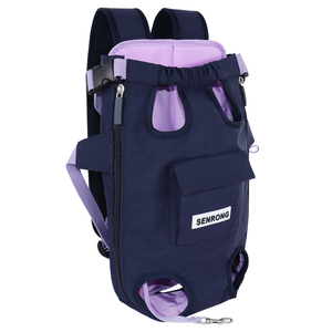 Feet Out Foldable Pet <b>Backpack</b>, Breathable Outdoor Carrier, Anti-Stress Travel Tote for <b>Cats</b> and Dogs - Product Image 2