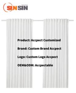 Produttore stile europeo <span class=keywords><strong>tenda</strong></span> trasparente bella morbida <span class=keywords><strong>lilla</strong></span> tessuto puro tende di Tulle per il soggiorno - Product Image 6