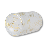 Vente en gros de bouteille de parfum Service OEM mini bouteilles impression sur soie verre dépoli rond 10ml blanc mat 100ml bouteille de parfum