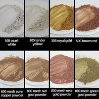 Pigment en poudre de peinture en métal en gros d'usine meilleur prix pigment de poudre d'or pour la décoration à la maison