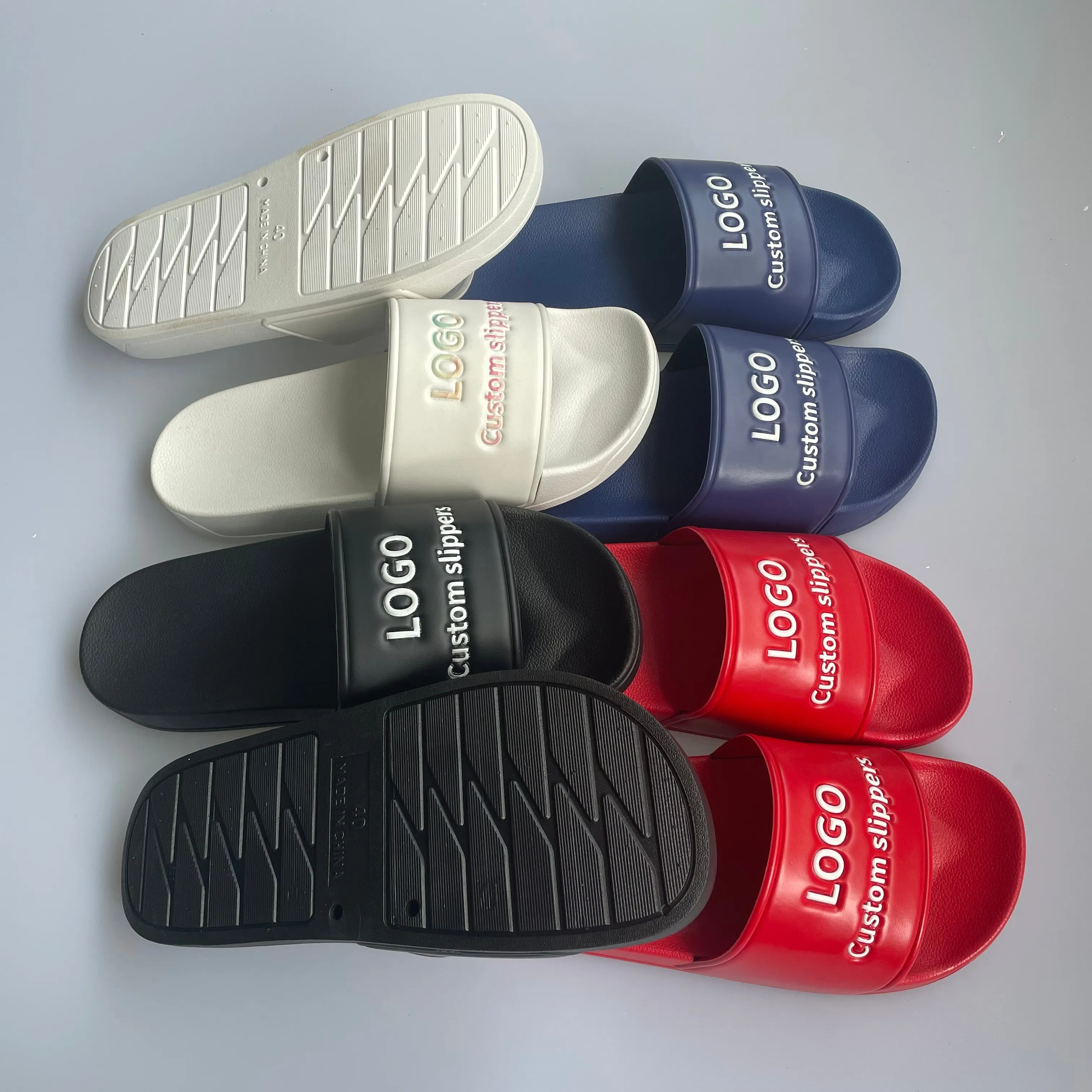 Bán Chạy Nhất Phổ Biến Dép Hấp Thụ Non-slip Logo Trượt Sandal Sandals Slides
