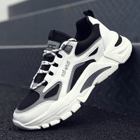 Chaussures décontractées pour hommes automne-hiver 2025, style Derby, respirantes, en maille PU, semelle extérieure en PVC, confortables pour le sport et la course, style papa
