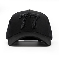 Casquette de baseball sportive G5 de qualité supérieure avec strass chromés et broderie 3D, écusson croix dorée en toile – Vente en gros