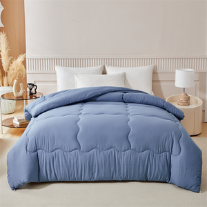 Giường ấm <span class=keywords><strong>Quilt</strong></span> nhà sợi nhỏ Comforter tùy chỉnh tất cả các mùa Duvet 230*230cm Nữ Hoàng Duvet chải Polyester gird Comforter - Product Image 4