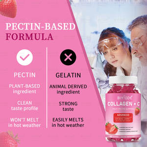 Diskon besar grosir pengiriman cepat suplemen Multivitamin kulit rambut kuku kesehatan Vitamin + kolagen rasa stroberi Gummies - Product Image 5