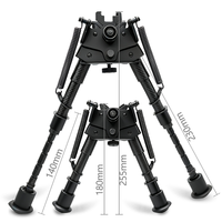 Support de télescope tactique extensible à tête pivotante, prix d'usine, pour trépied simulé, 6-9 pouces, accessoires tactiques pour l'observation des oiseaux