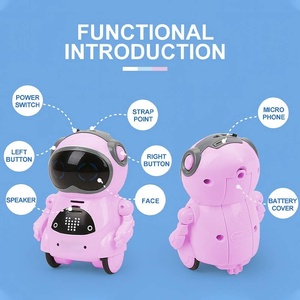 Voice Control Talking Dancing Intelligent Educational Electronic Cartoon Musical <b>Pocketed</b> <b>Plastic</b> Robot Toy - Product Image 3