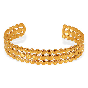 Adjustable <b>Ball</b> Chain <b>Bracelet</b> Gold Silver Unisex Jewelry Trendy Minimalist Design - Product Image 5