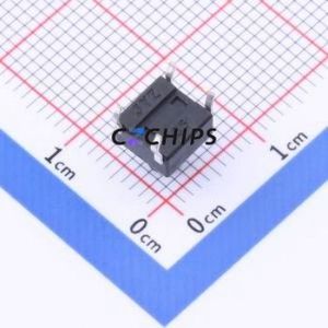 TC-6610-7-160G Tactile Switch Through hole Component THT-4P,6x6mm Switch Single Pole Single Throw Round Button 1.6N Through Hole - Product Image 2