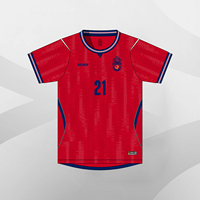HOSTARON Maillots de football personnalisés par sublimation, coupe oversize, maillot de football original respirant, maillot de football vierge