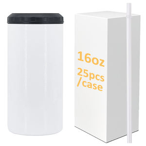 2024 16oz 4-in-1 Sublimation Stainless Steel <b>Mug</b> & Can Cooler Lid Eco-Friendly Business Gift Vacuum <b>Insulated</b> 6-12hr Thermal - Product Image 4