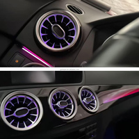 Kit de Luces LED Ambientales Interiores Premium Autowellus de 12V para W204 Clase C 2010-2014, Decorativas y Coloridas para Puertas y Tablero