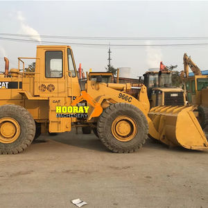 Cargadoras de ruedas Caterpillar Cat 966C usadas de alta calidad, carga nominal de 6 toneladas para maquinaria hidráulica, construcción de motor central - Product Image 1