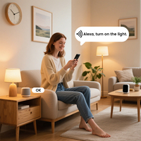 Lampe intelligente TUYA WIFI GU10 6W RGBW 85-265V avec effet de gradation, projecteur LED intelligent, contrôle Google Home Alexa, lumière intérieure