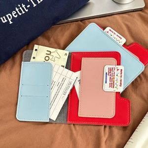 Tarjetero de Cuero PU Colorido, Cartera de Viaje para Tarjetas de Crédito, Organizador de Pasaportes para Regalos - Product Image 5