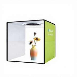 Caja de Luz LED PULUZ PU5041b para Estudio Fotográfico, 40cm, Kit de Caja de Luz para Fotografía de Escritorio, con 6/12 Fondos de Colores - Product Image 1