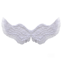 Blanc Plume ailes De Mariage fond adulte ange ailes