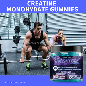 Oem <b>Creatine</b> <b>Monohydrate</b> Gummies 5000mg Berry Flavor 120 Count For Muscle Recovery Sport Nutrition Supplement - Product Image 3