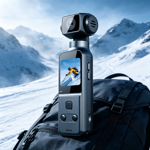 High Definition 4K Action Stabilization Sport Camera Wide-Angle 180° Rotation One-Click Wifi Connection Video Capture Camera