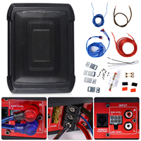 Caisson de basses pour voiture Podofo SLIM alimenté 1000W Caisson de basses fin pour voiture Audio de voiture Sous le siège Woofer Vente en gros Prix d'usine OEM/ODM