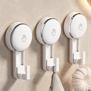 Tidytech Russian Stock Free Shipping Household Supply No Punching No Glue Plastic <b>Small</b> Wall Organisation 3pcs <b>Suction</b> <b>Cup</b> Hook - Product Image 1