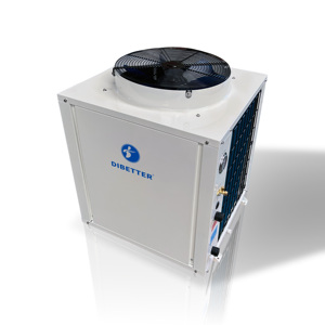 Pompe à chaleur air-eau 12 kW R32/R410a à commande Wi-Fi, haute efficacité, classe A, en acier inoxydable, pour usage commercial et hôtelier, économique - Product Image 1