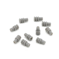963530-1 Sello de silicona gris de un solo hilo para conector automotriz, diámetro de aislamiento de cable