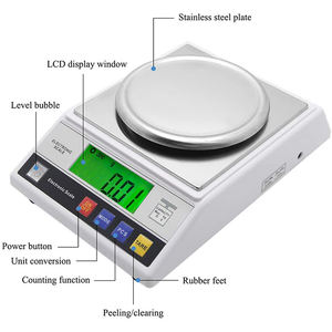 जम्मू एवं आर उच्च सटीक HBM सेंसर 300g <span class=keywords><strong>600g</strong></span> 1000g 2000g <span class=keywords><strong>0.01g</strong></span> संकल्प वैज्ञानिक पैमाने लैब विश्लेषणात्मक इलेक्ट्रॉनिक संतुलन - Product Image 6