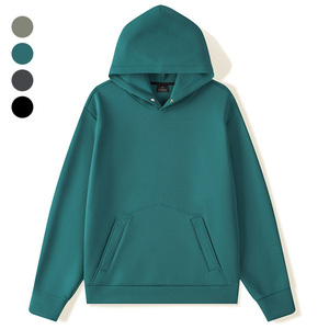Janya Unisex manica lunga felpa con cappuccio tinta unita taglie forti palestra top da uomo Casual autunno personalizzato abbigliamento Fitness - Product Image 1